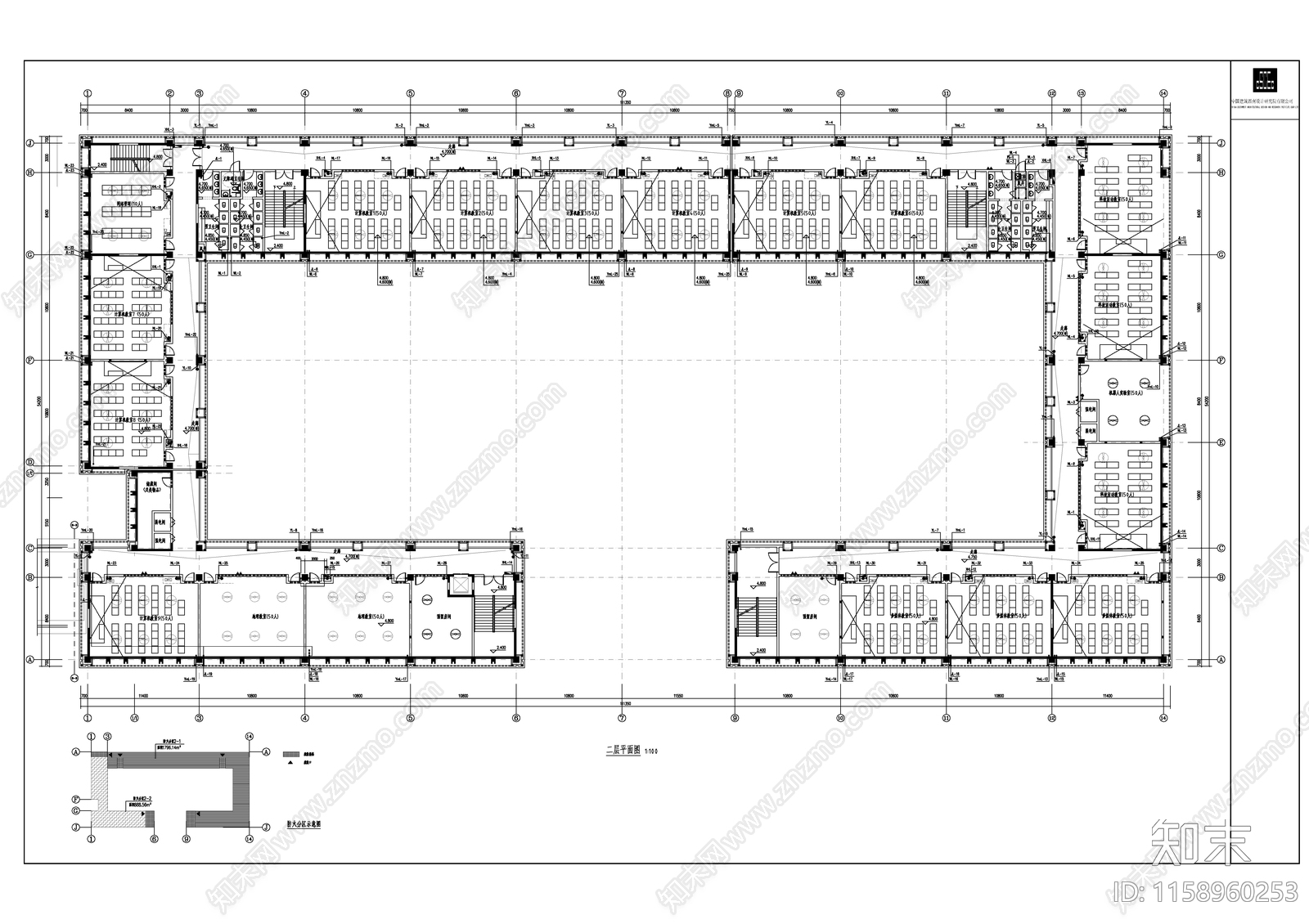 学校实验楼给排cad施工图下载【ID:1158960253】