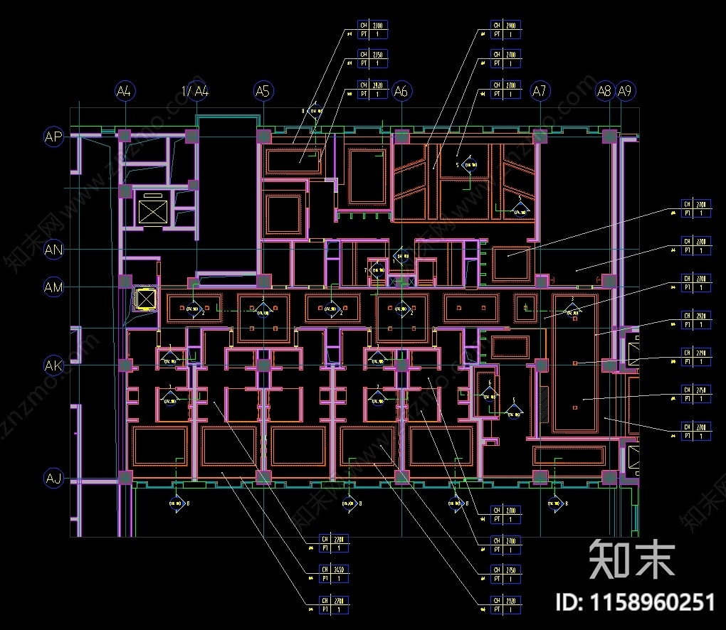 水疗中心休闲会所标准制图图纸cad施工图下载【ID:1158960251】