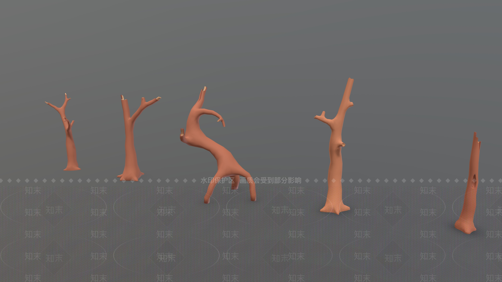 卡通树3D模型下载【ID:1158961109】