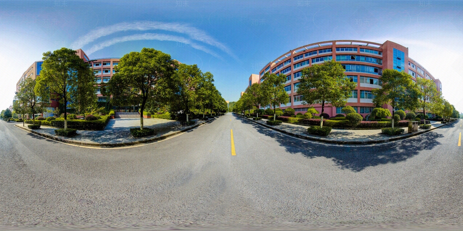 HDR城市小区社区广场全景贴图下载【ID:1158968618】