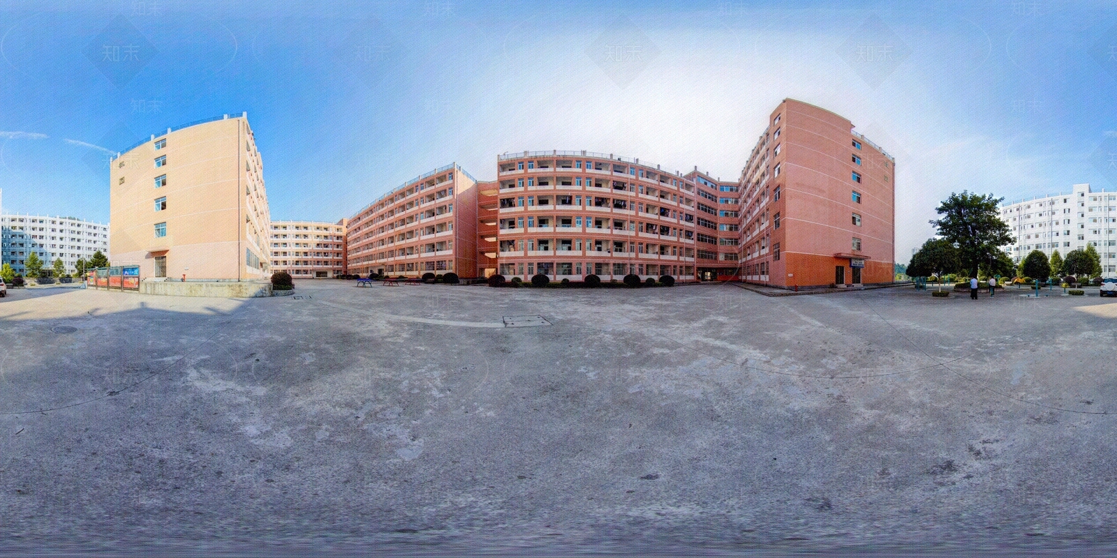 HDR城市小区社区广场全景贴图下载【ID:1158968763】