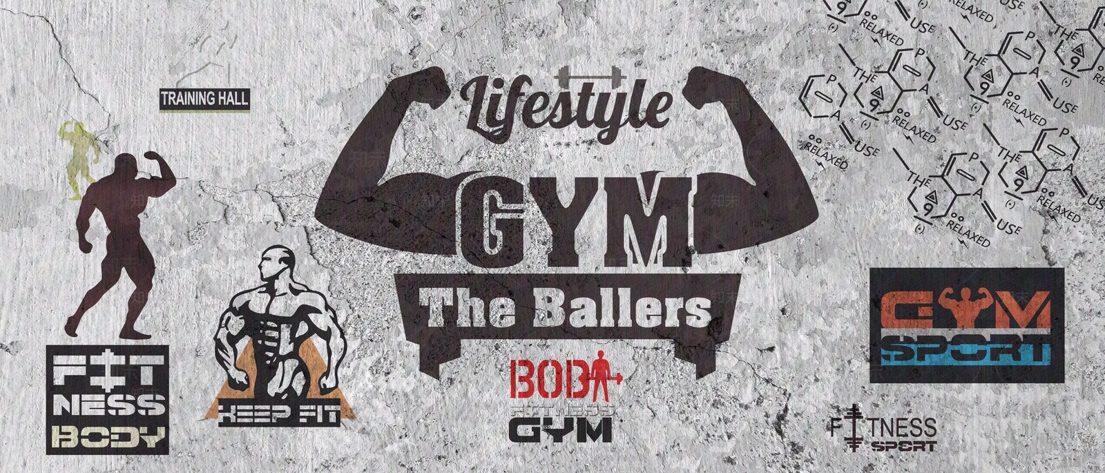 街道涂鸦贴图下载【ID:1158971046】