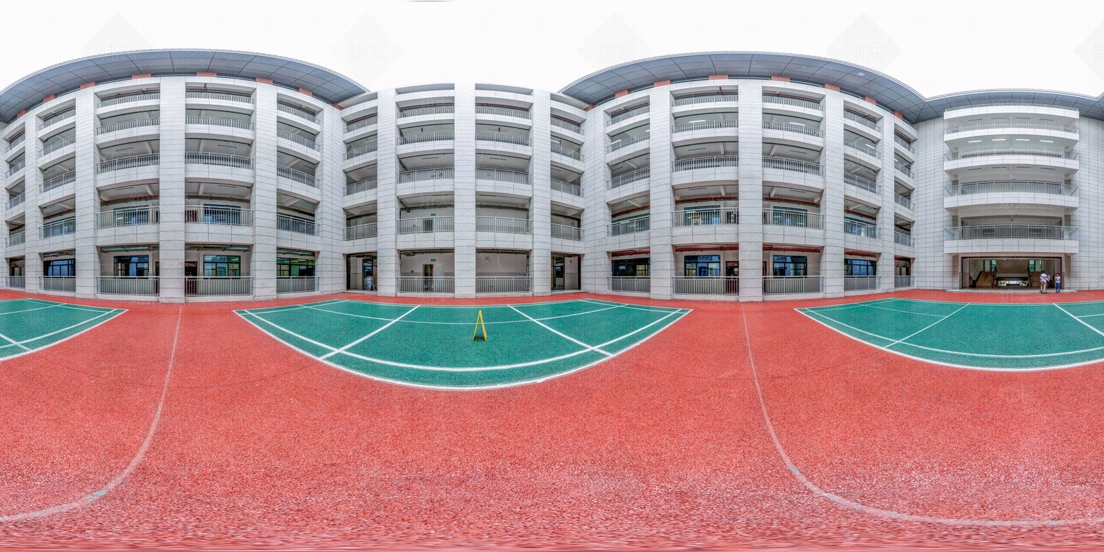HDR城市小区社区广场全景贴图下载【ID:1158972304】