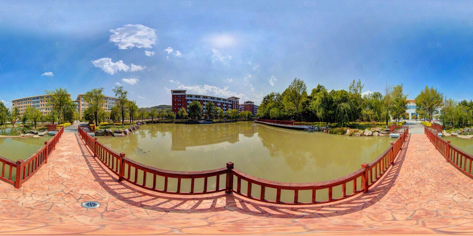 HDR城市小区社区广场全景贴图下载【ID:1158973098】