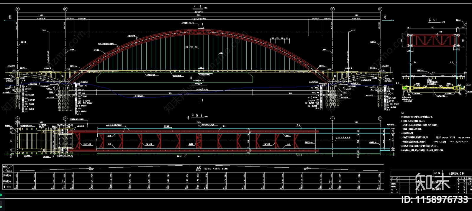 195套市政桥梁CAcad施工图下载【ID:1158976733】