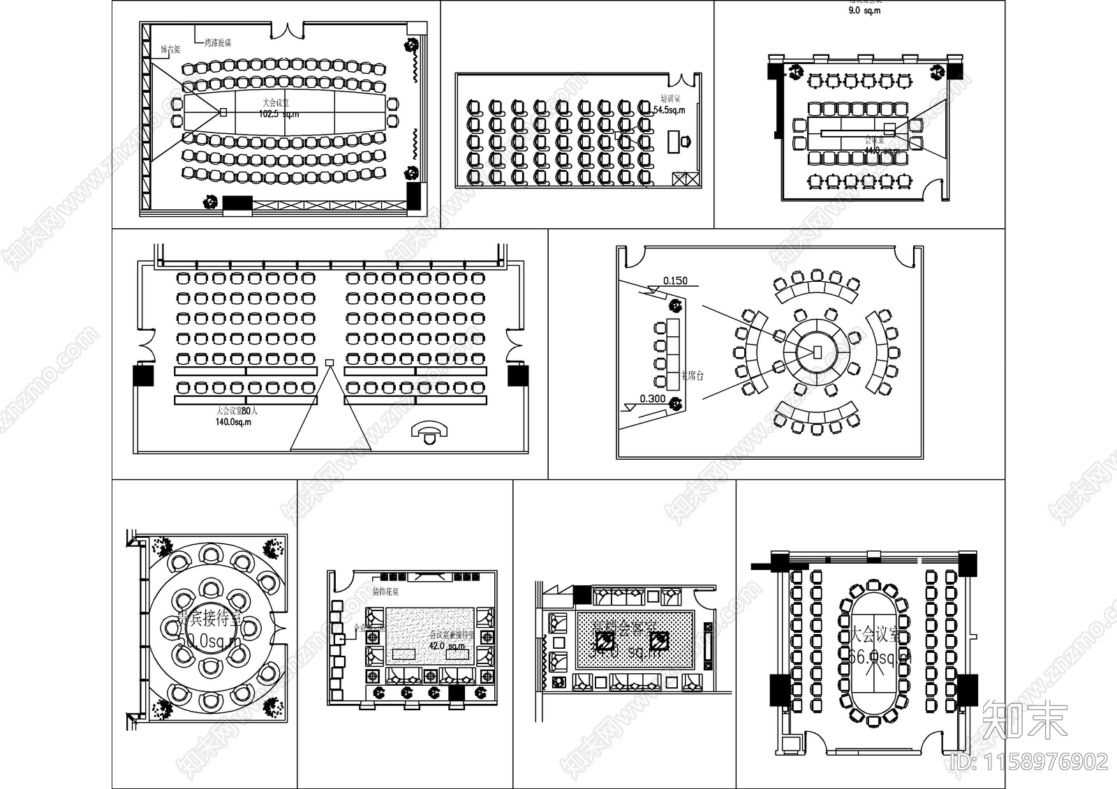 最新精选办公工装图库cad施工图下载【ID:1158976902】