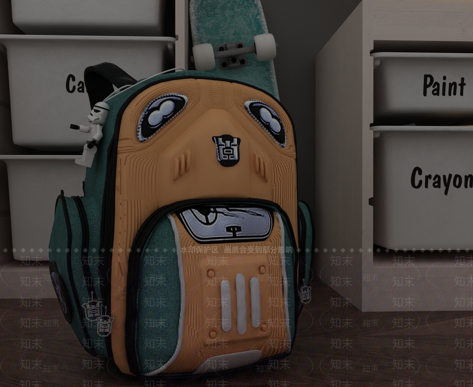 现代书包3D模型下载【ID:1158984586】