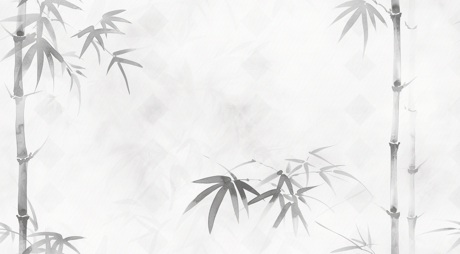 无缝现代中式水墨竹子竹影贴图下载【ID:1158988793】