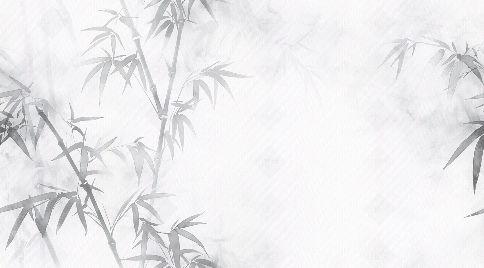 无缝现代中式水墨竹子竹影贴图下载【ID:1158988932】