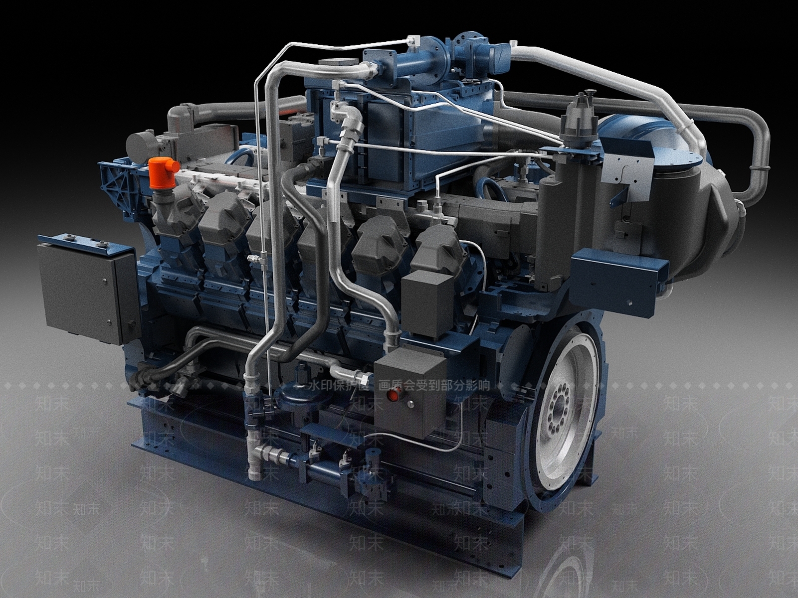 发动机3D模型下载【ID:1159005386】