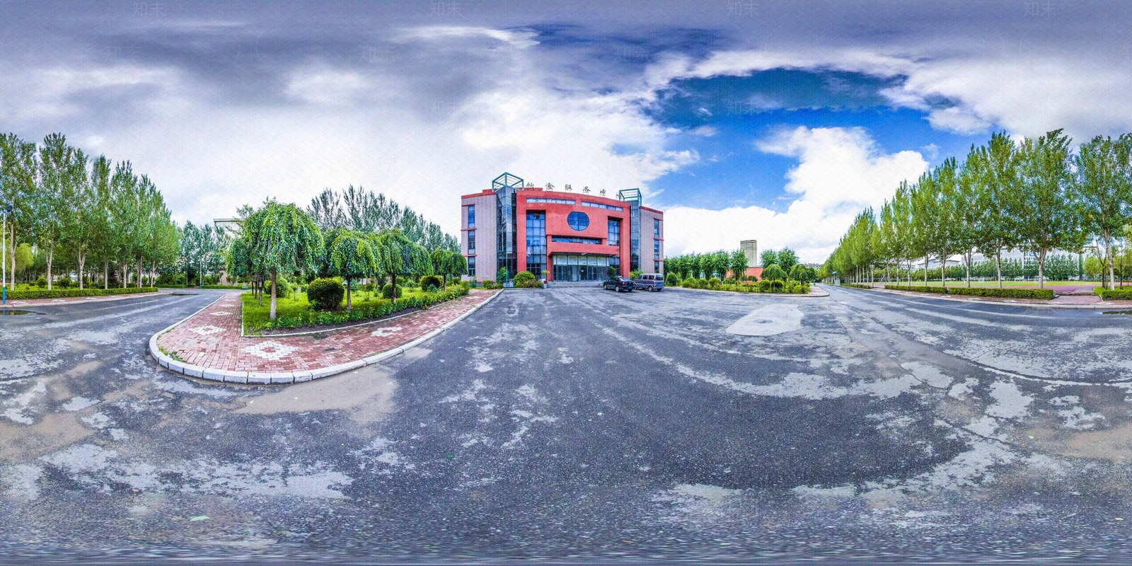 HDR城市小区社区广场全景贴图下载【ID:1159013423】