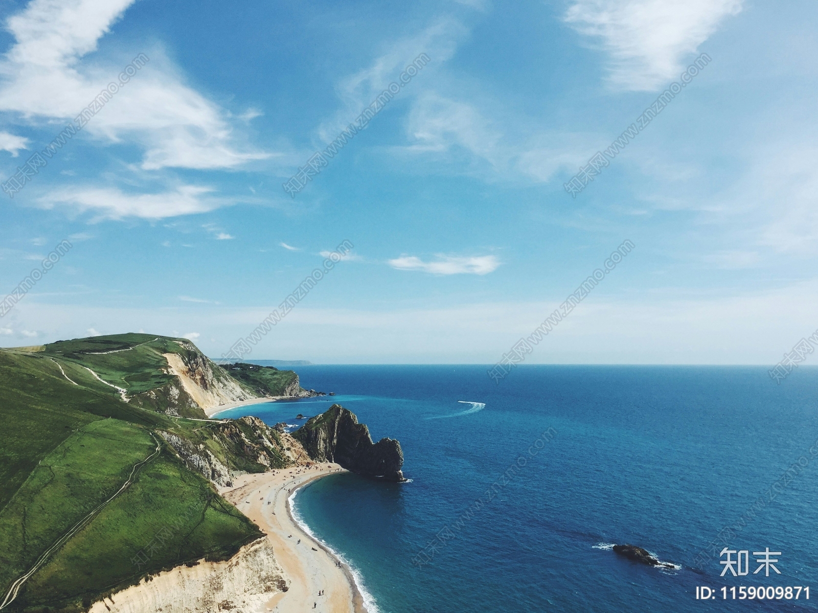 大海天空自然风景贴图下载【ID:1159009871】