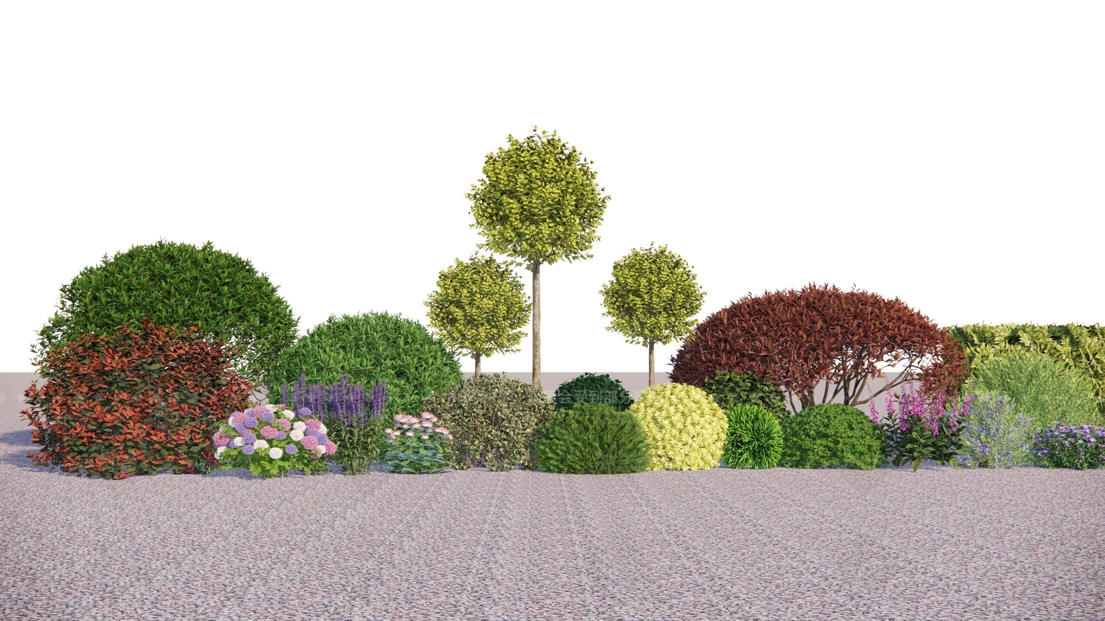 灌木球SU模型下载【ID:1159013248】