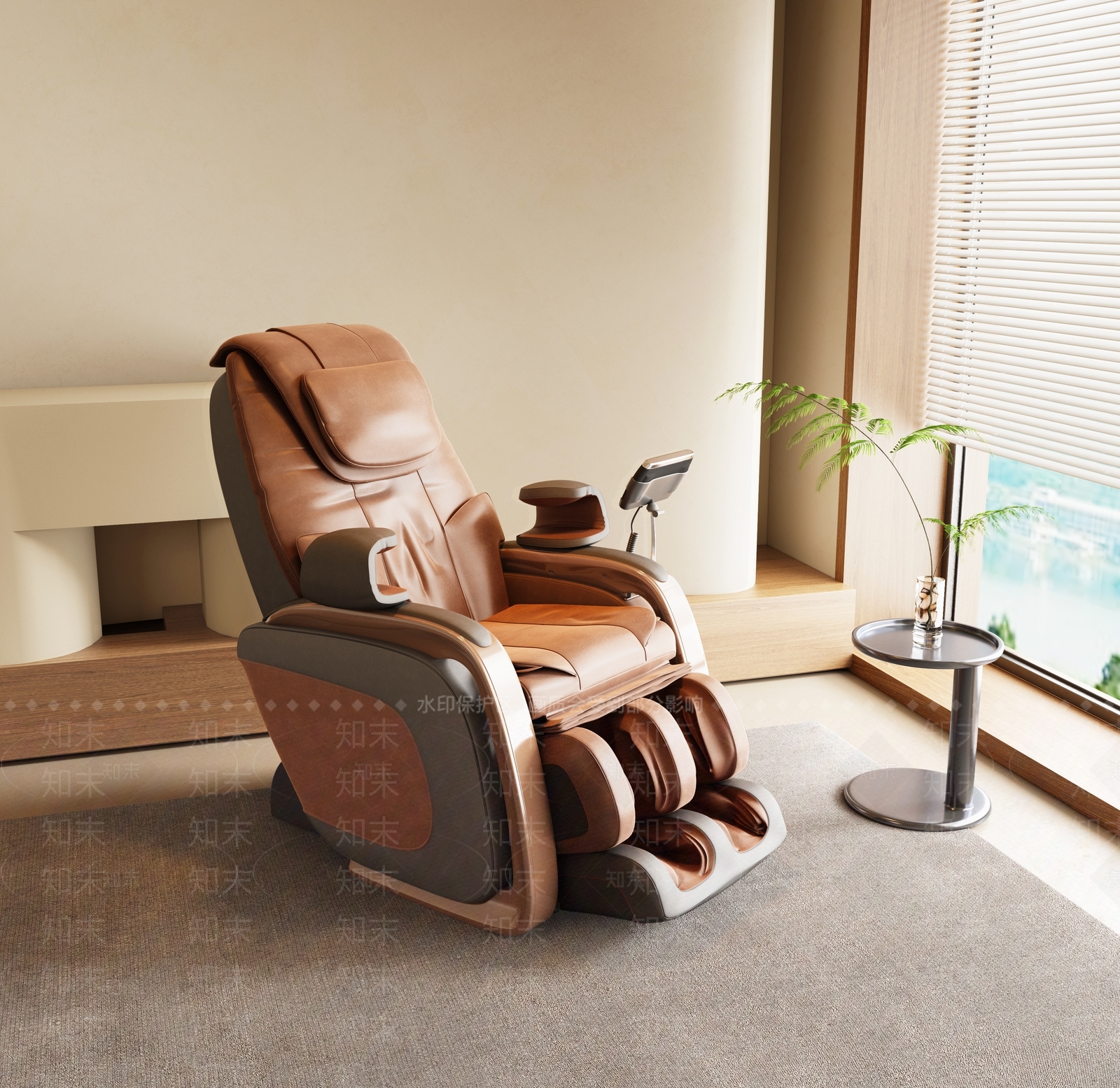 现代按摩椅3D模型下载【ID:1159011224】