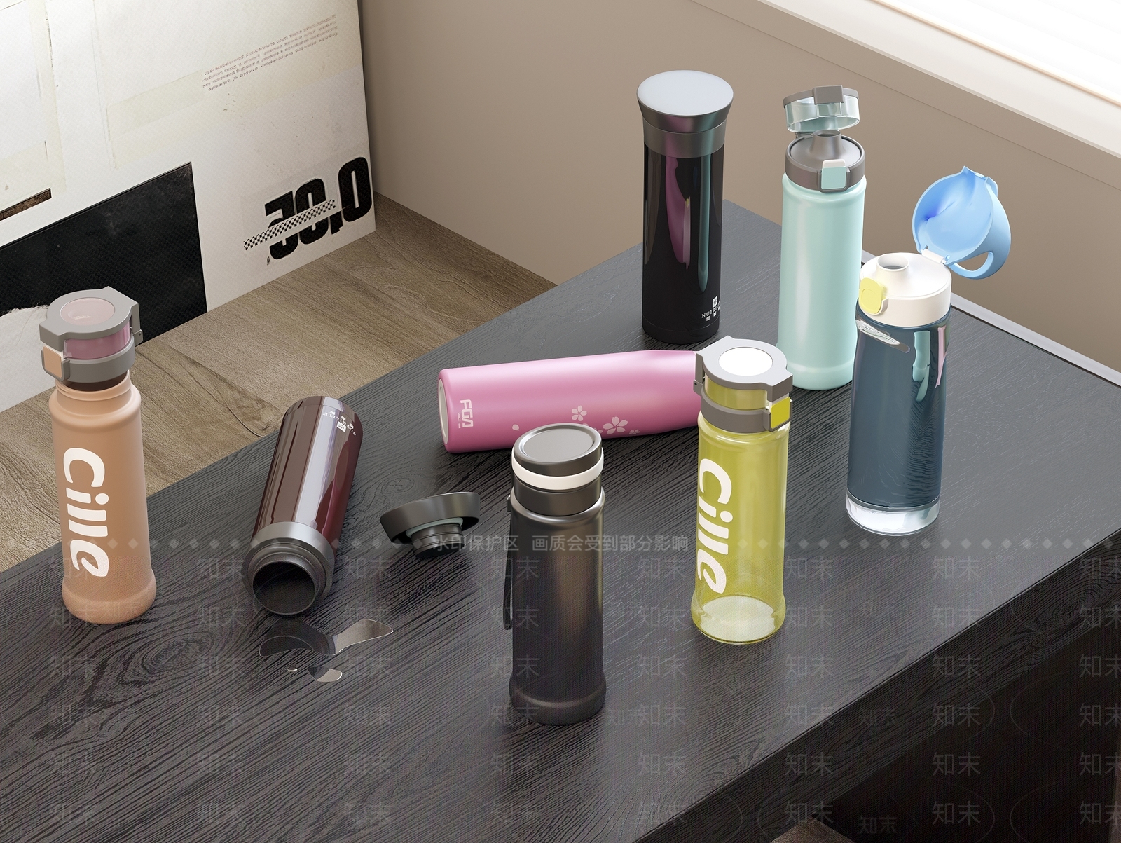 保温杯3D模型下载【ID:1159013712】