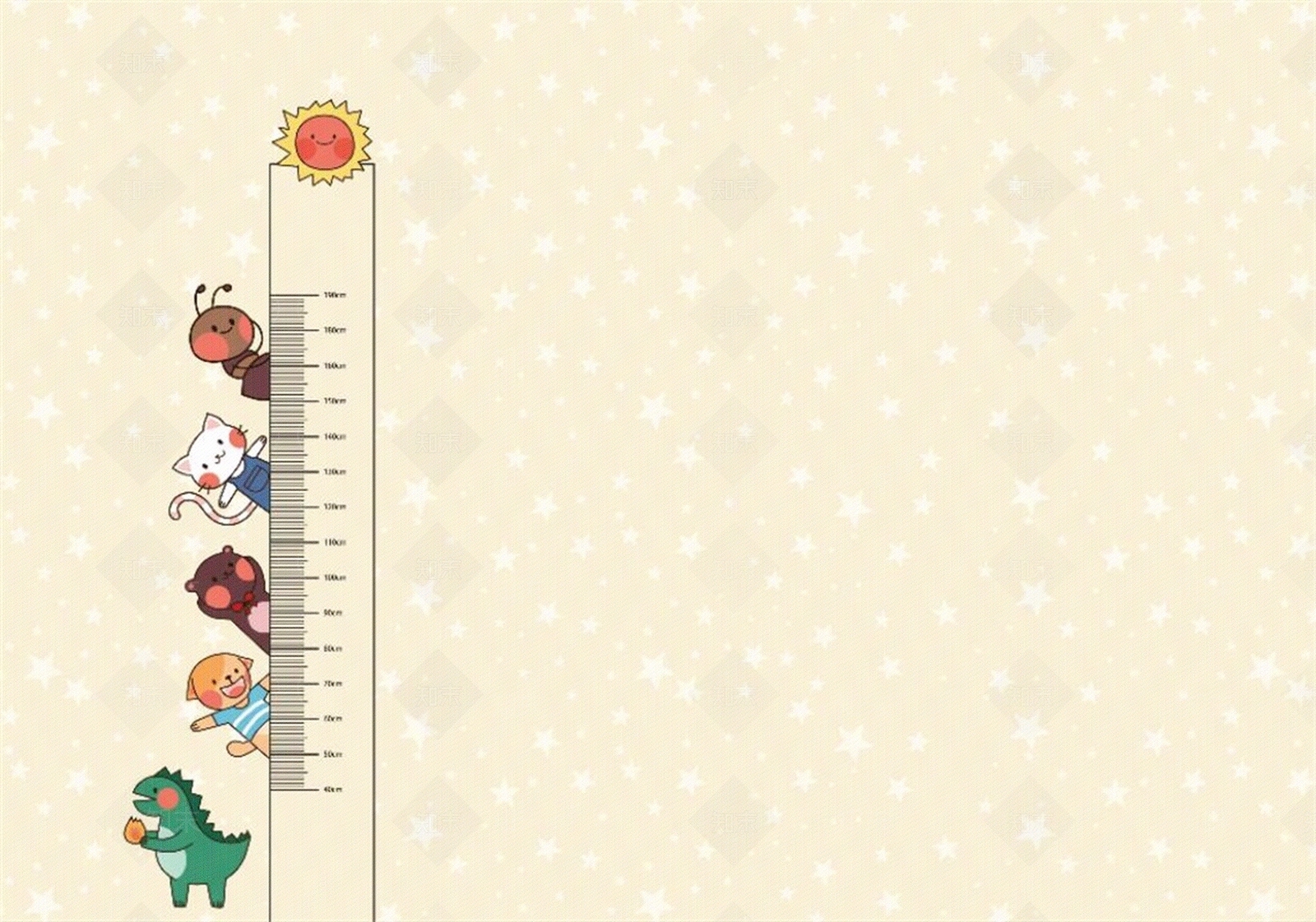 儿童房黄卡通动物壁纸壁布贴图下载【ID:1159015595】