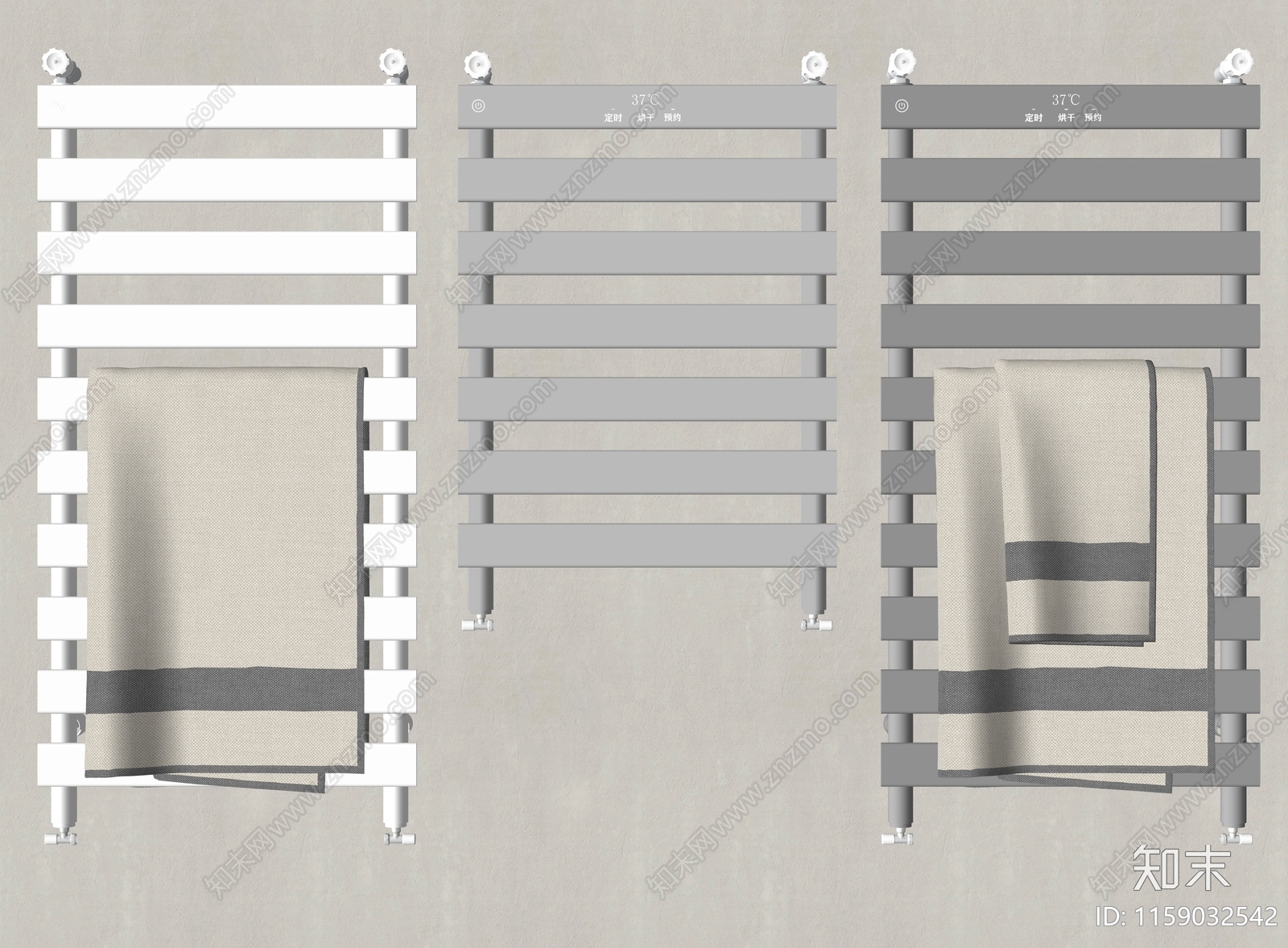 现代电热毛巾架SU模型下载【ID:1159032542】