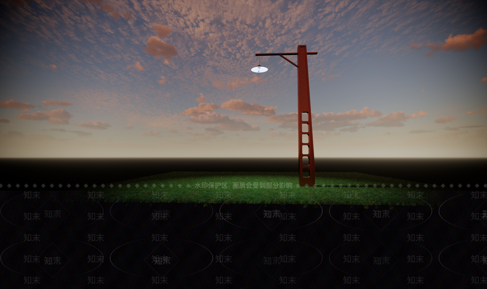 现代复古景观灯具SU模型下载【ID:1159037950】