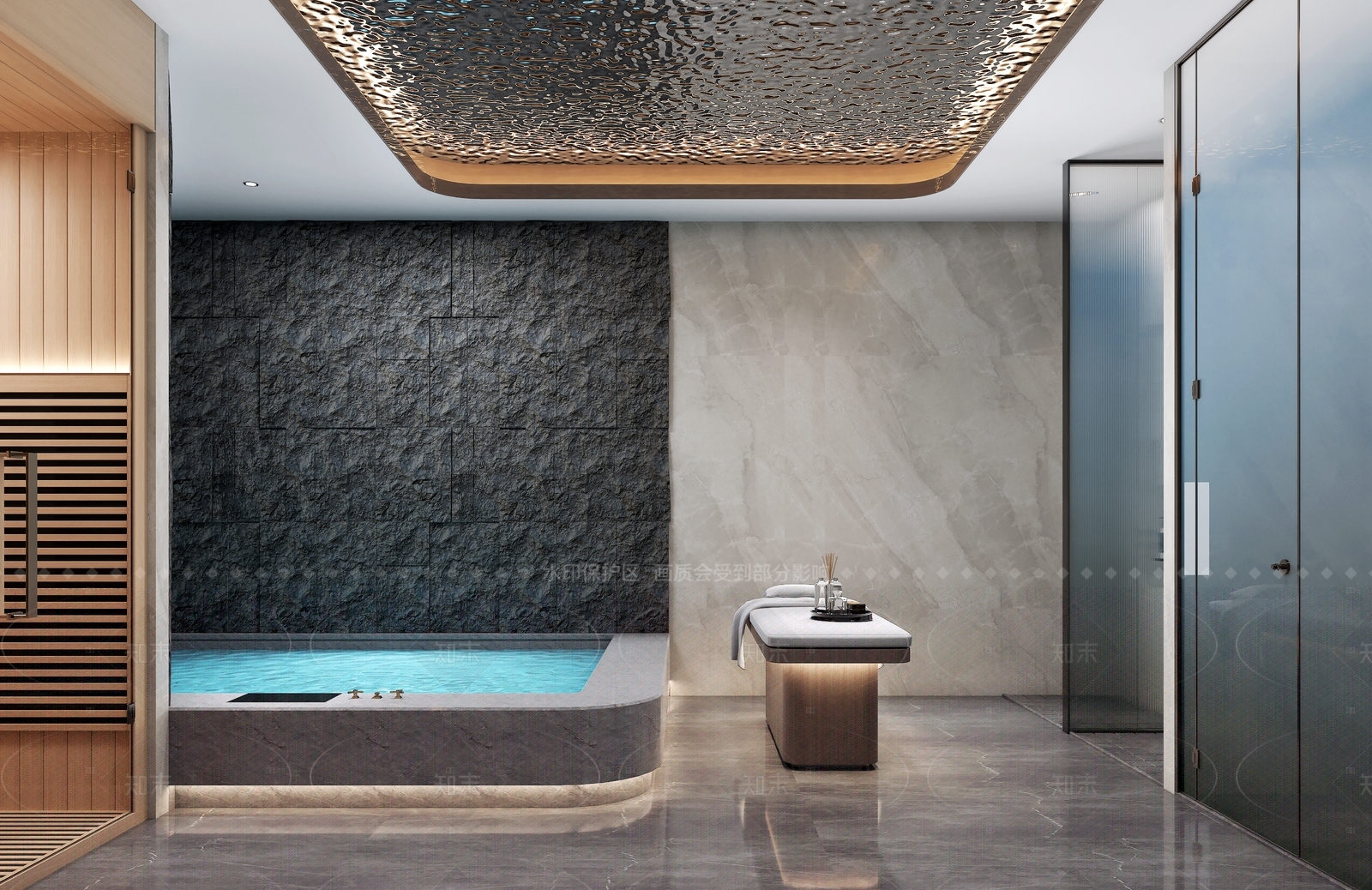 现代洗浴中心3D模型下载【ID:1159041843】