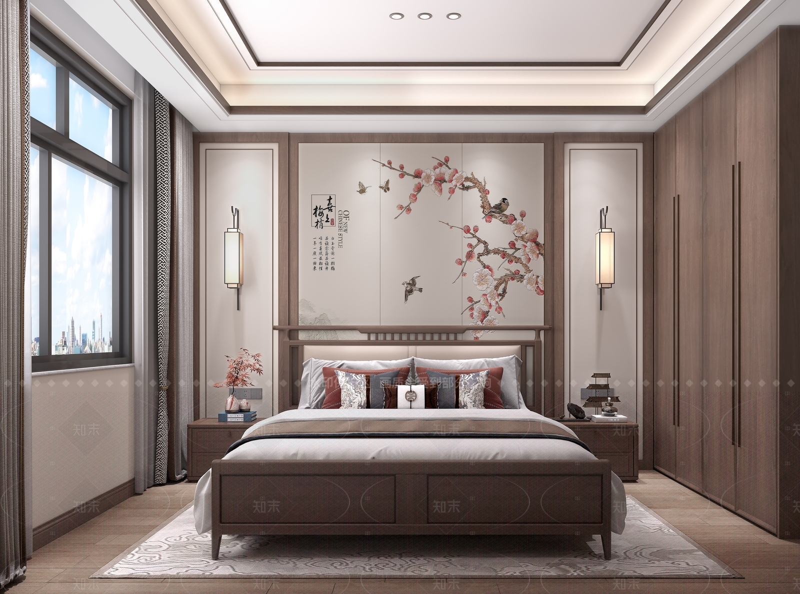 新中式家居餐厅3D模型下载【ID:1214576030】