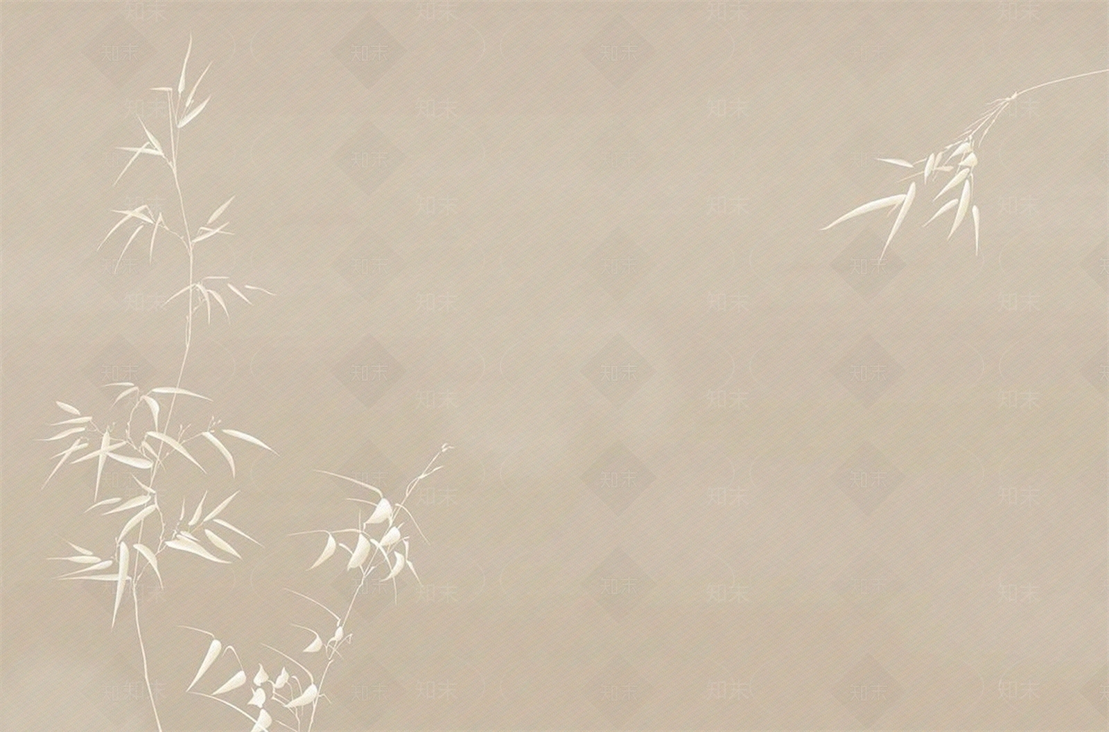 米色新中式竹子壁画贴图下载【ID:1159053456】