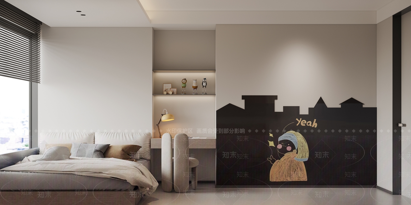 现代儿童娱乐室3D模型下载【ID:1214418787】