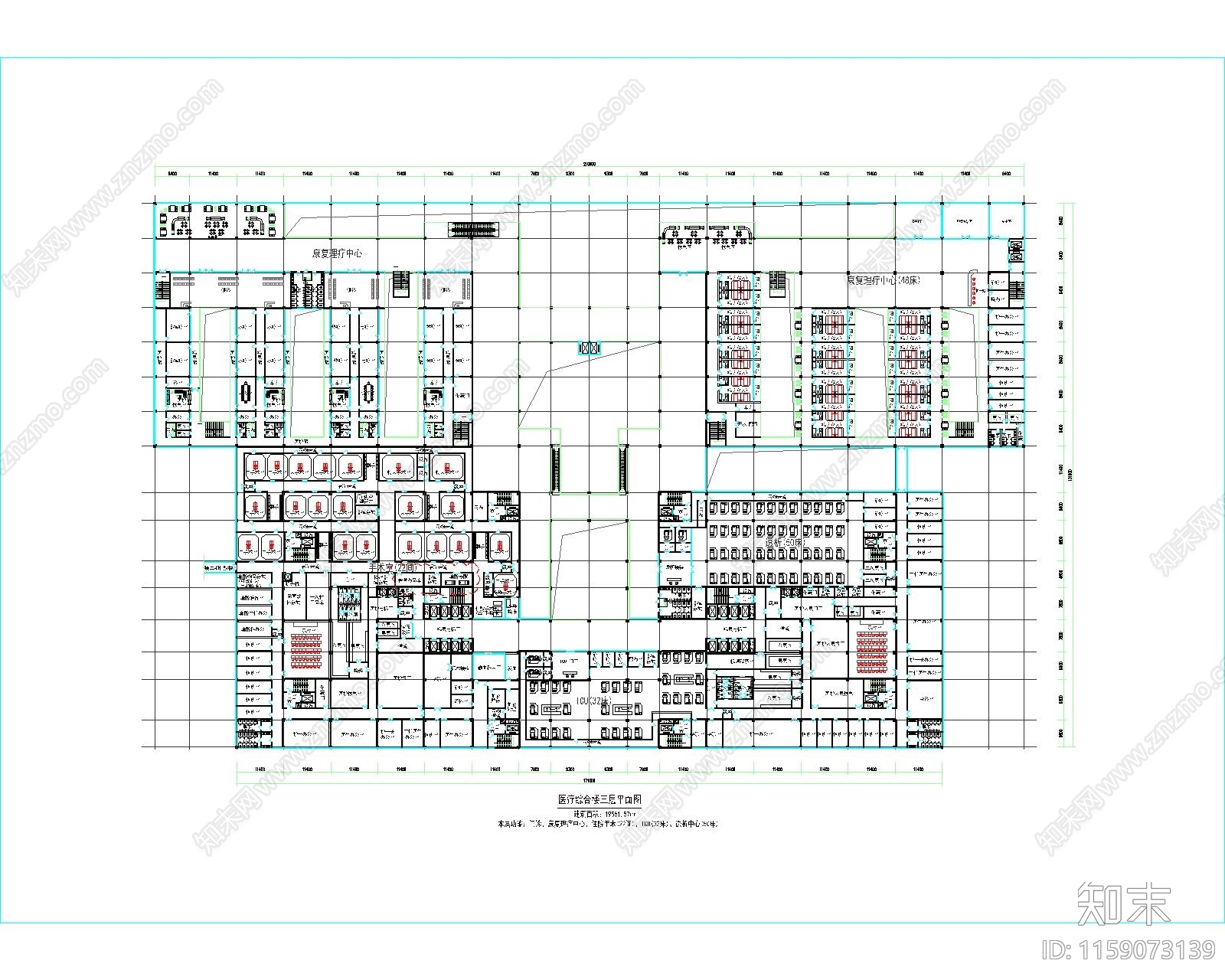 超全医院cad施工图下载【ID:1159073139】