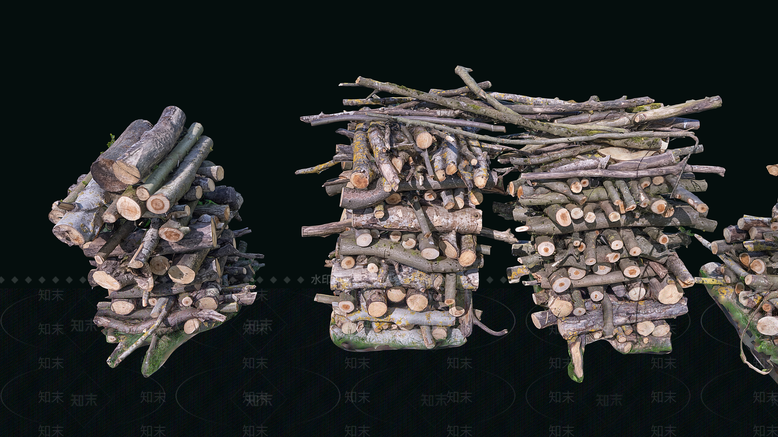 柴火3D模型下载【ID:1159068448】