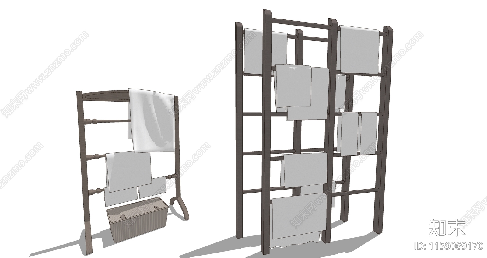 欧式中世纪毛巾架SU模型下载【ID:1159069170】