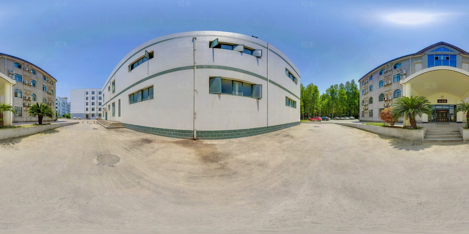 HDR城市小区社区广场全景贴图下载【ID:1159069258】