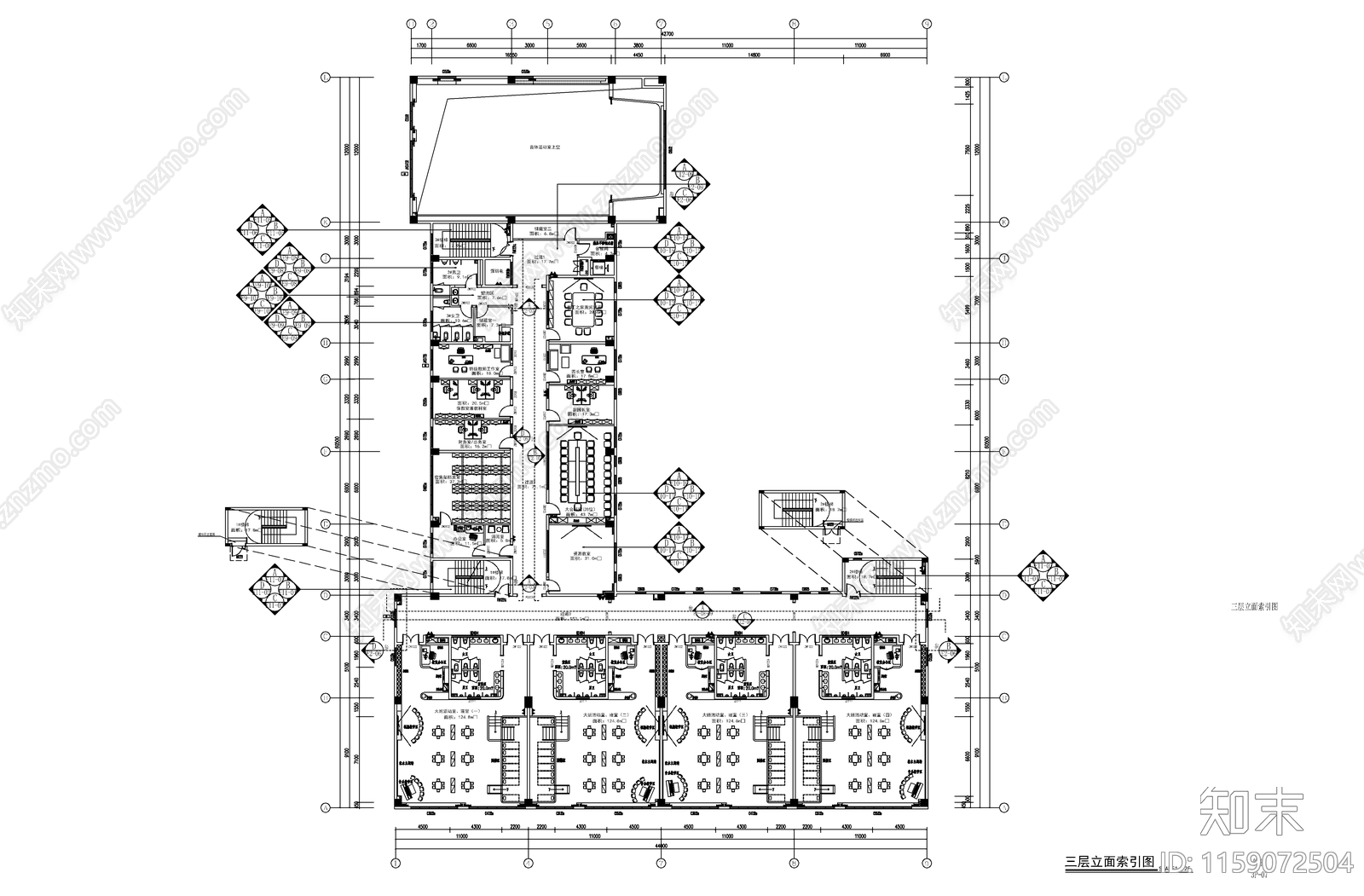 幼儿园室内装cad施工图下载【ID:1159072504】