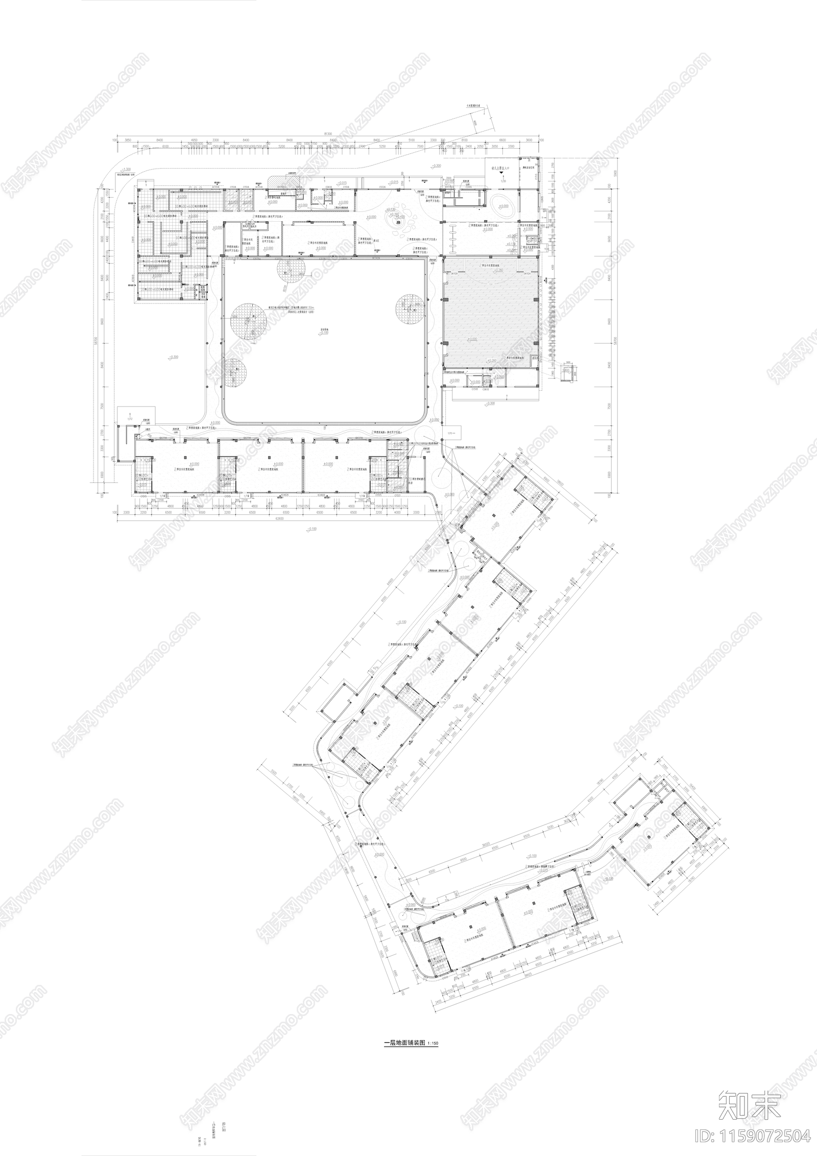 幼儿园室内装cad施工图下载【ID:1159072504】