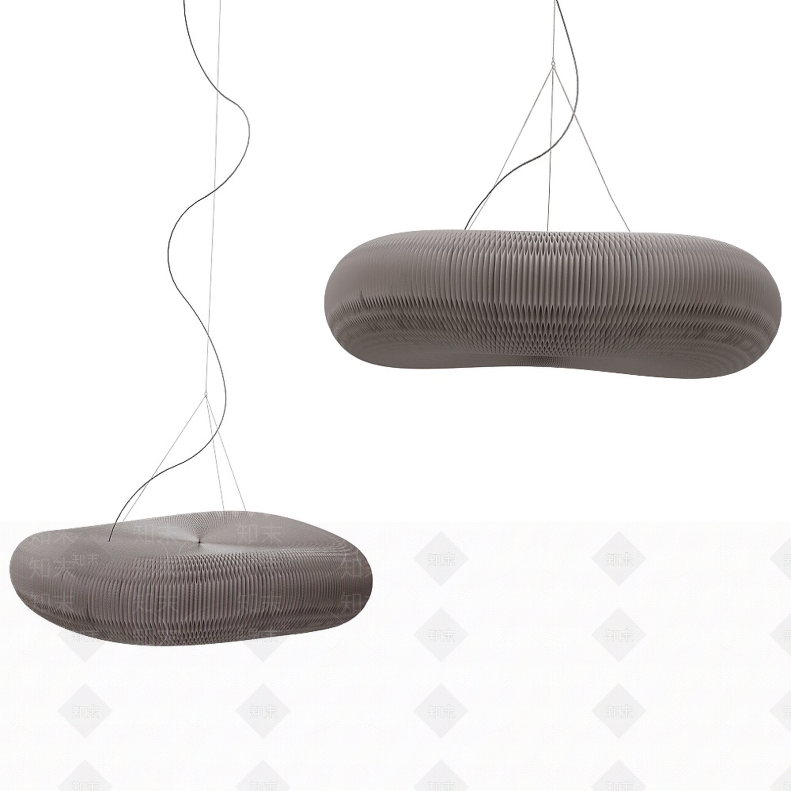 metric现代云吊灯3D模型下载【ID:1159083747】