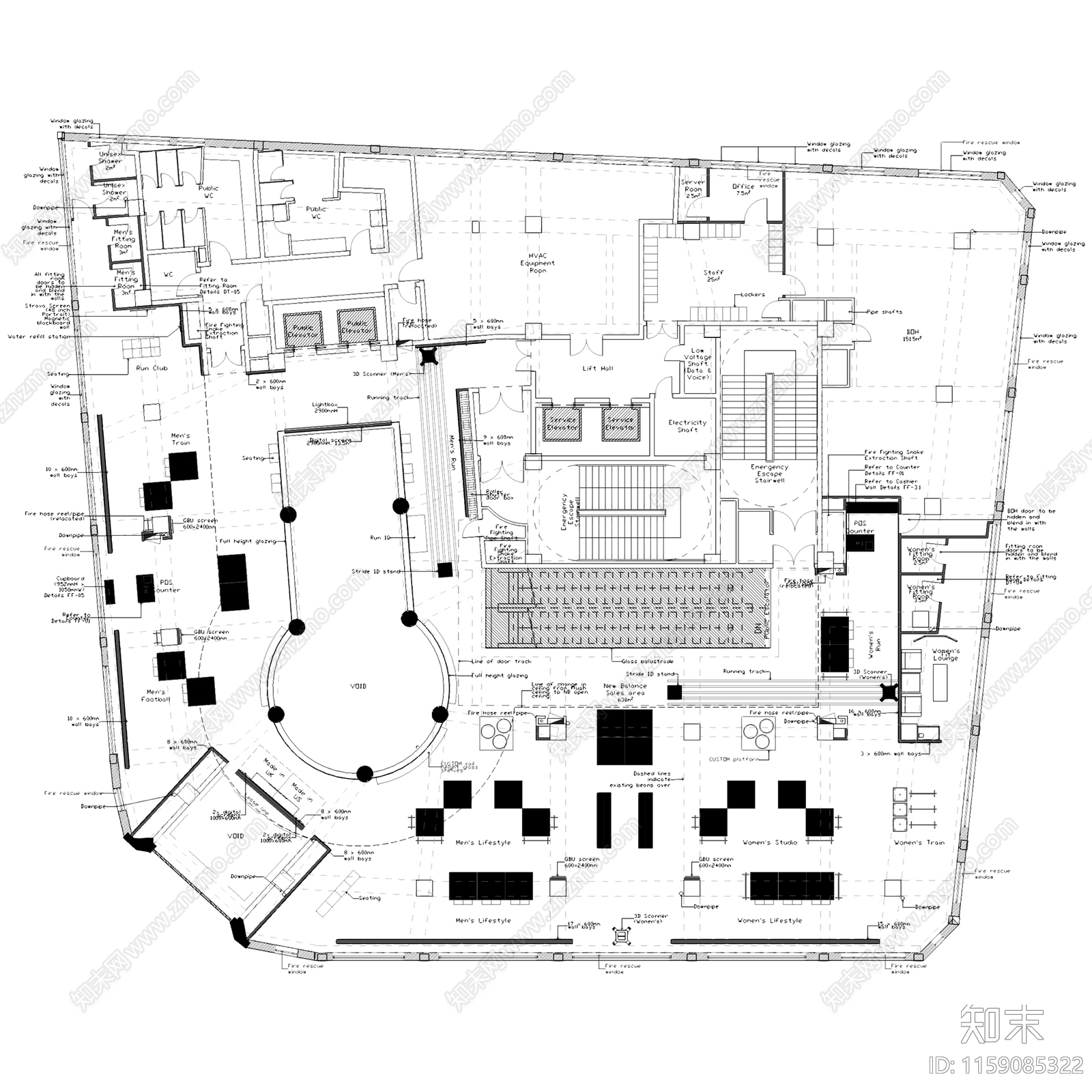 工业上海新百伦Newcad施工图下载【ID:1159085322】