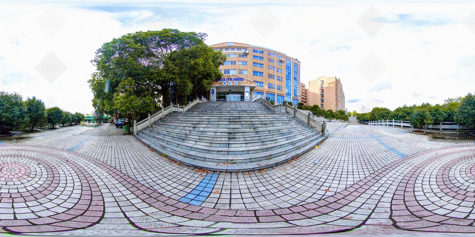 HDR城市小区社区广场全景贴图下载【ID:1159099028】