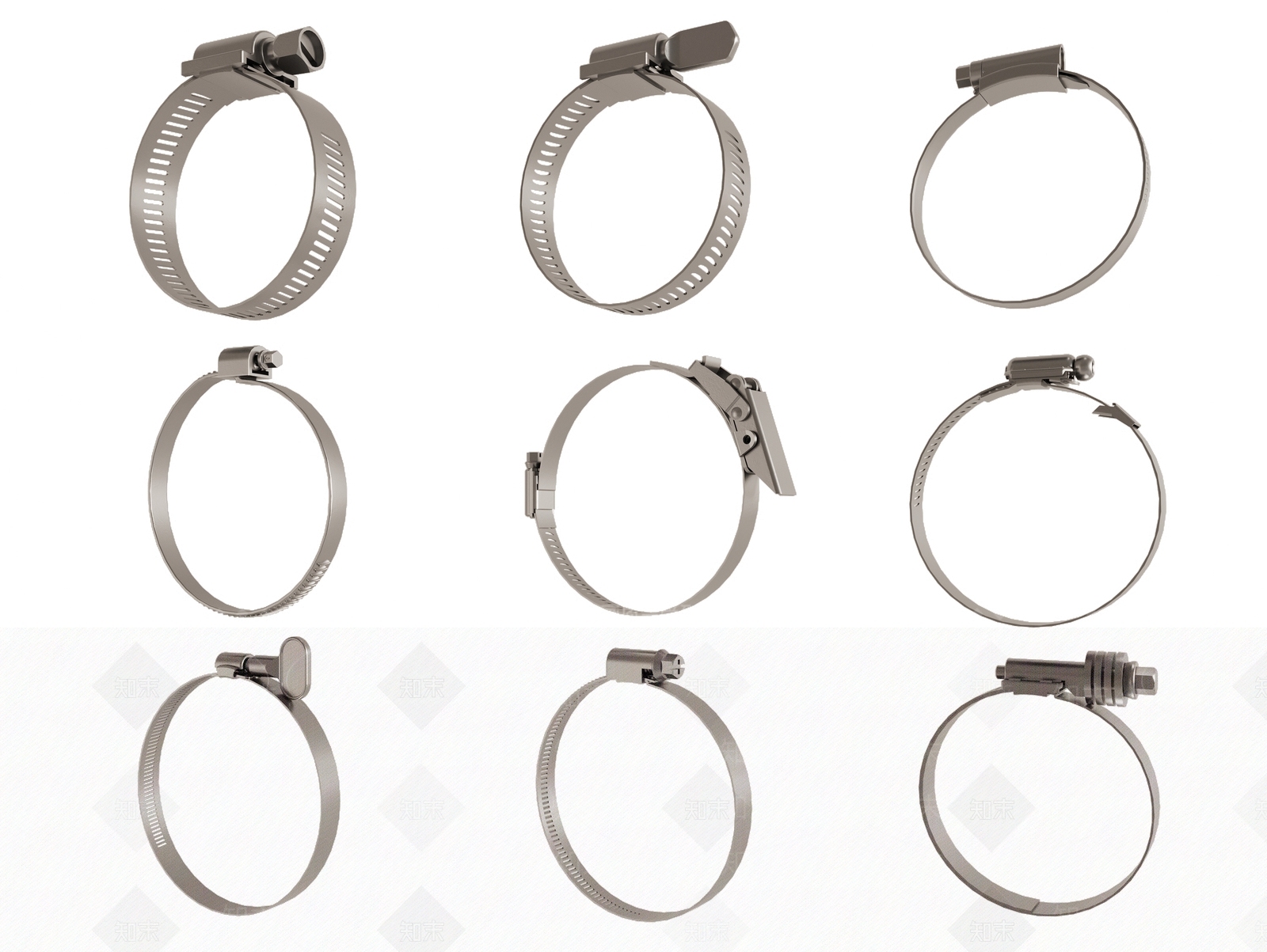 现代管道零件3D模型下载【ID:1159101324】