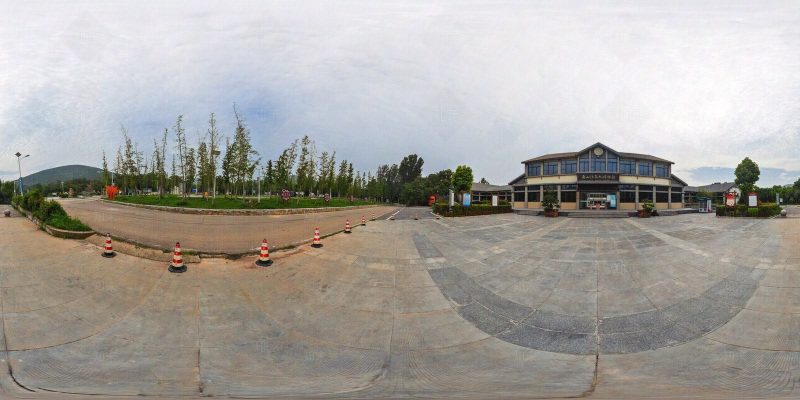 HDR城市小区社区广场全景贴图下载【ID:1159103483】