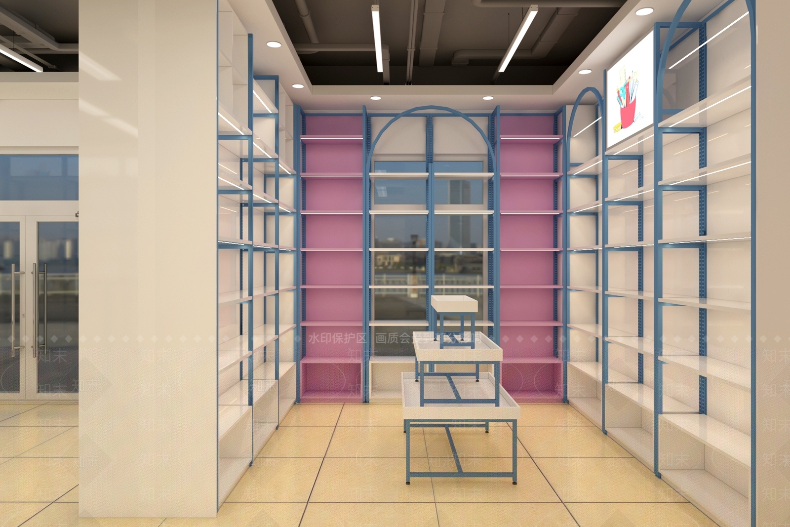 现代玩具礼品店3D模型下载【ID:1159113283】