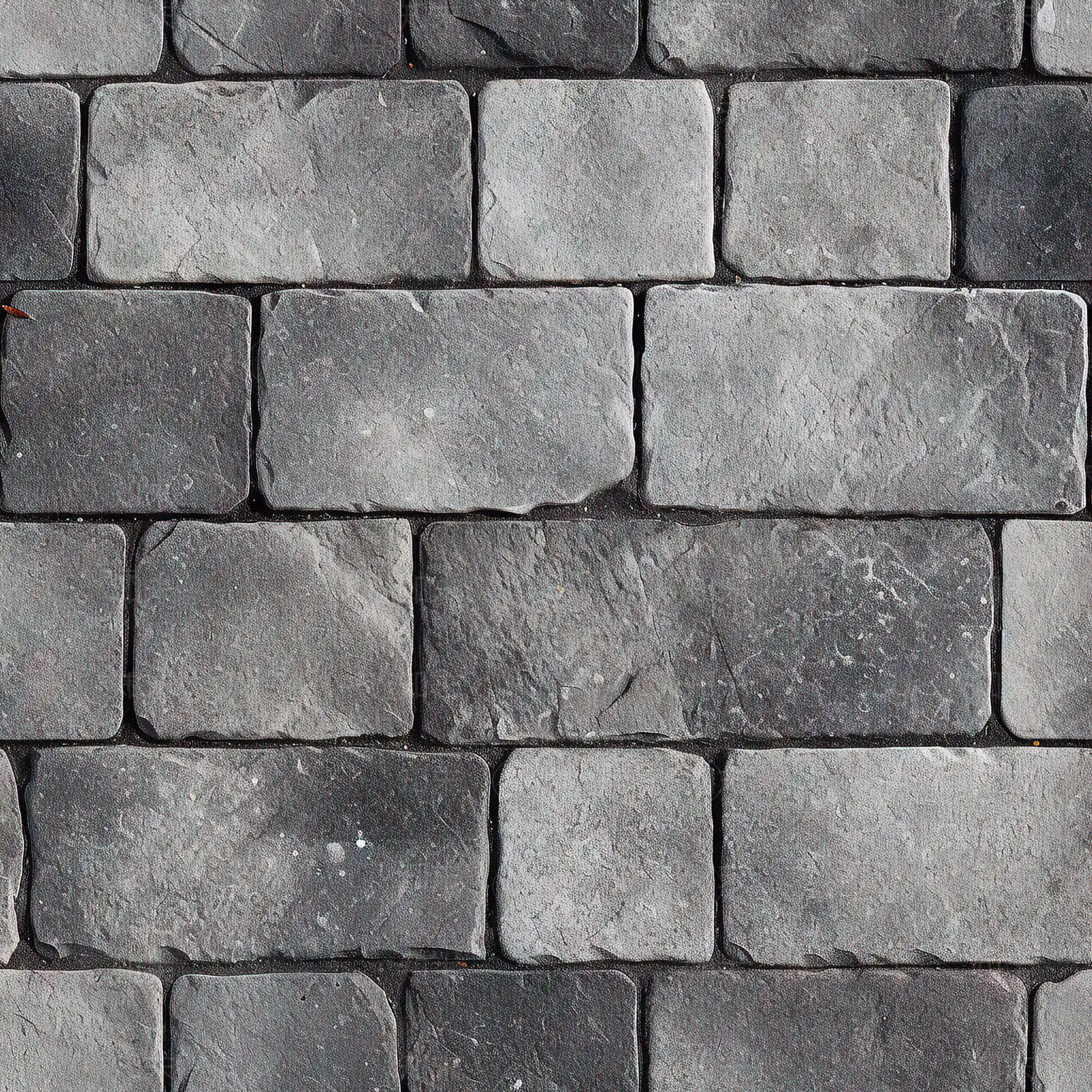 无缝不规则大小深灰色水泥砖贴图下载【ID:1159118430】