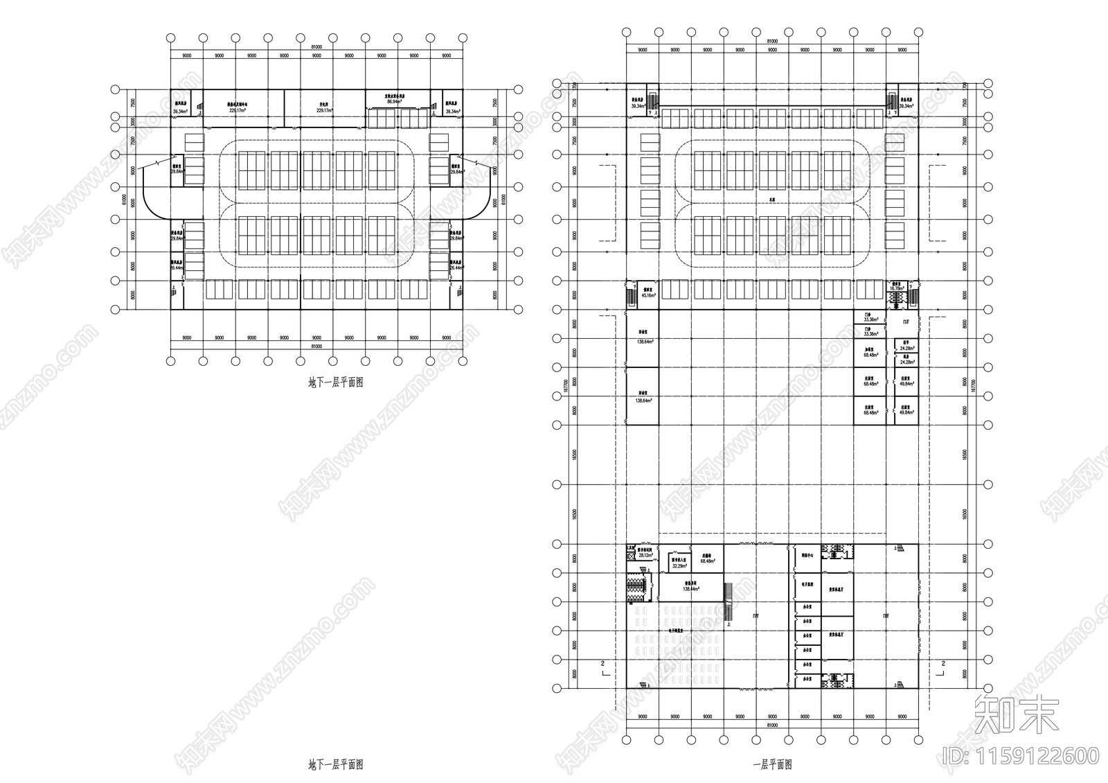 职业中等专业学校建筑规划方案cad施工图下载【ID:1159122600】