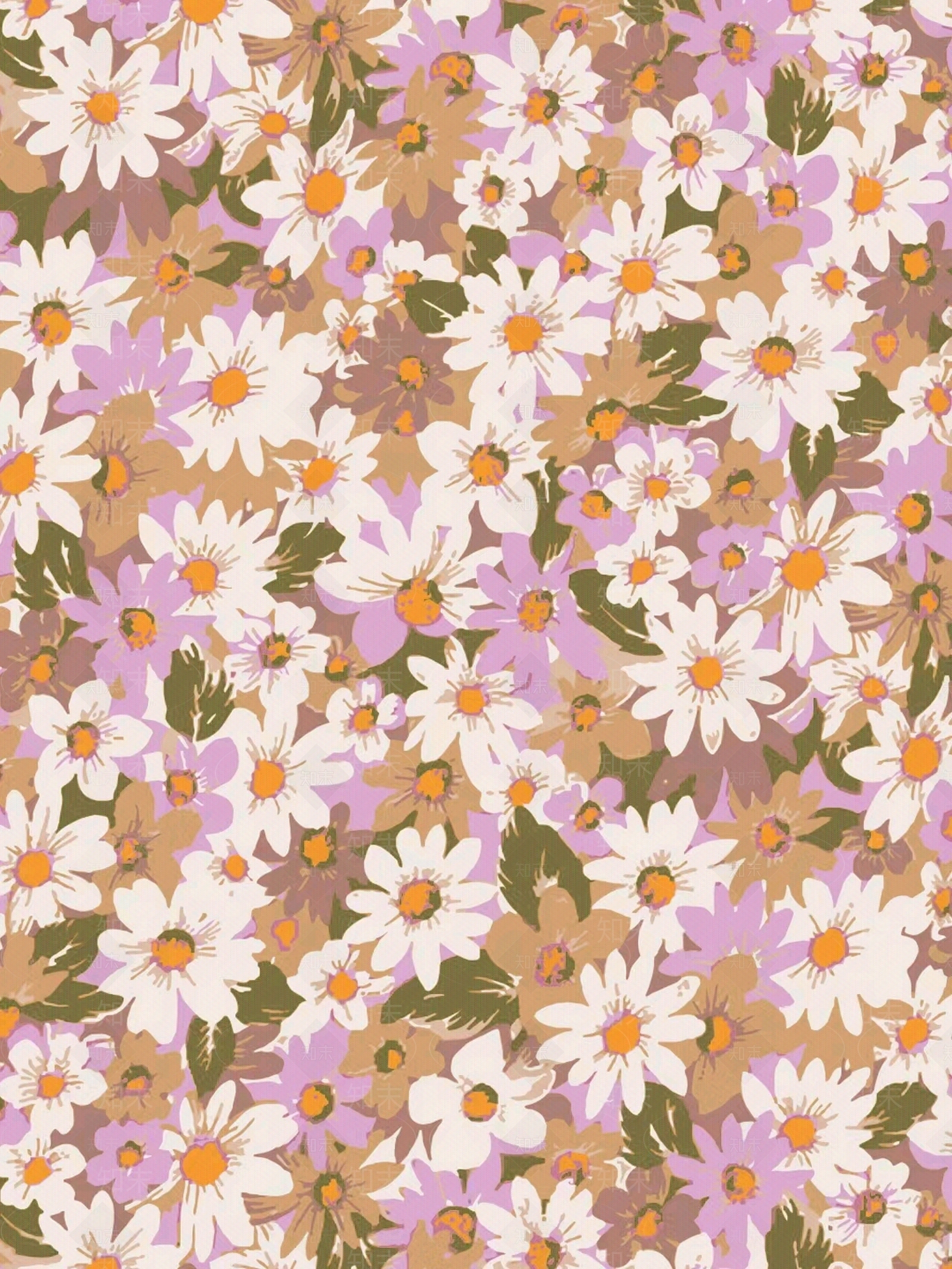 碎花田园风贴图下载【ID:1159137240】