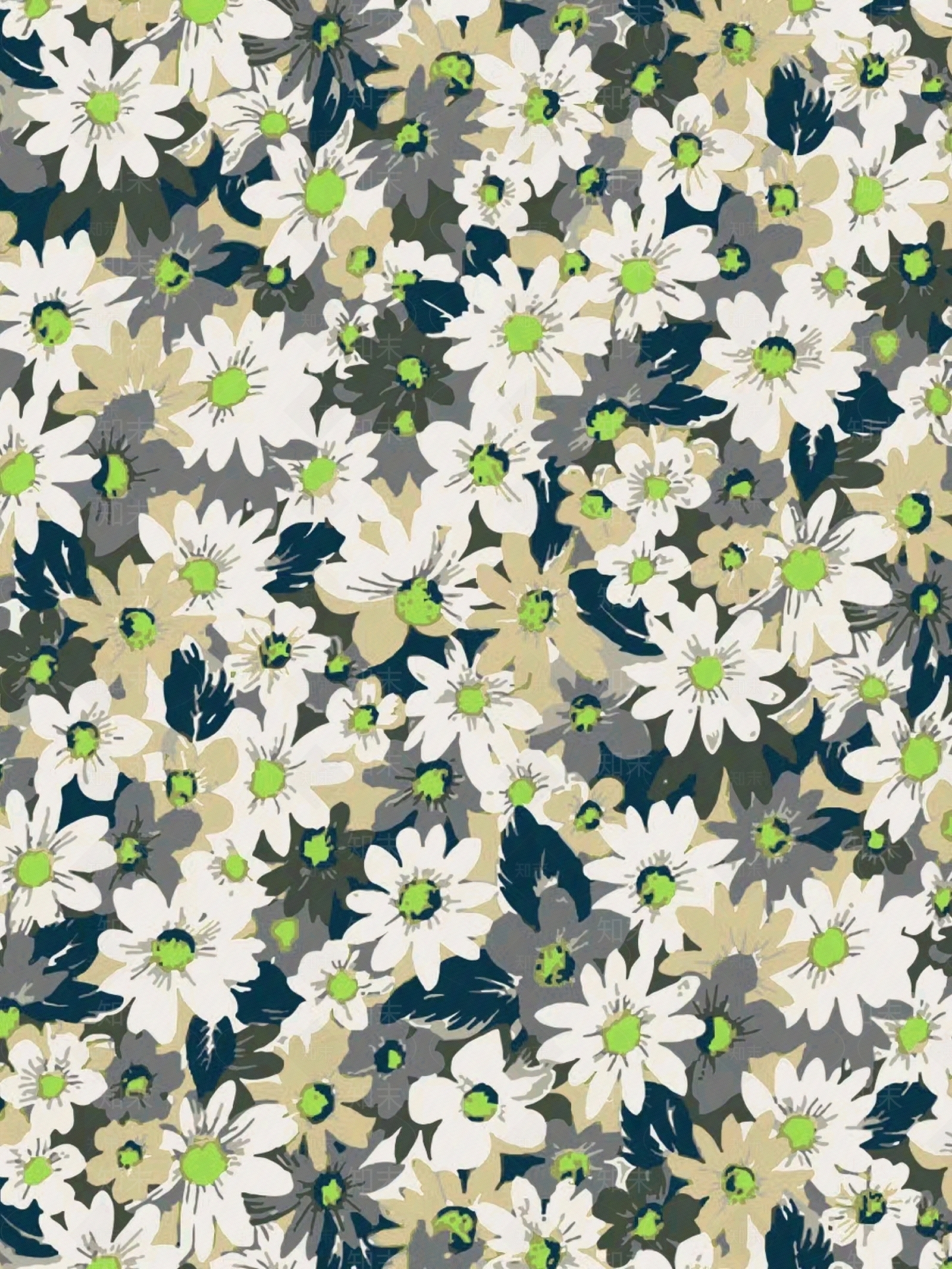 碎花田园风贴图下载【ID:1159137385】