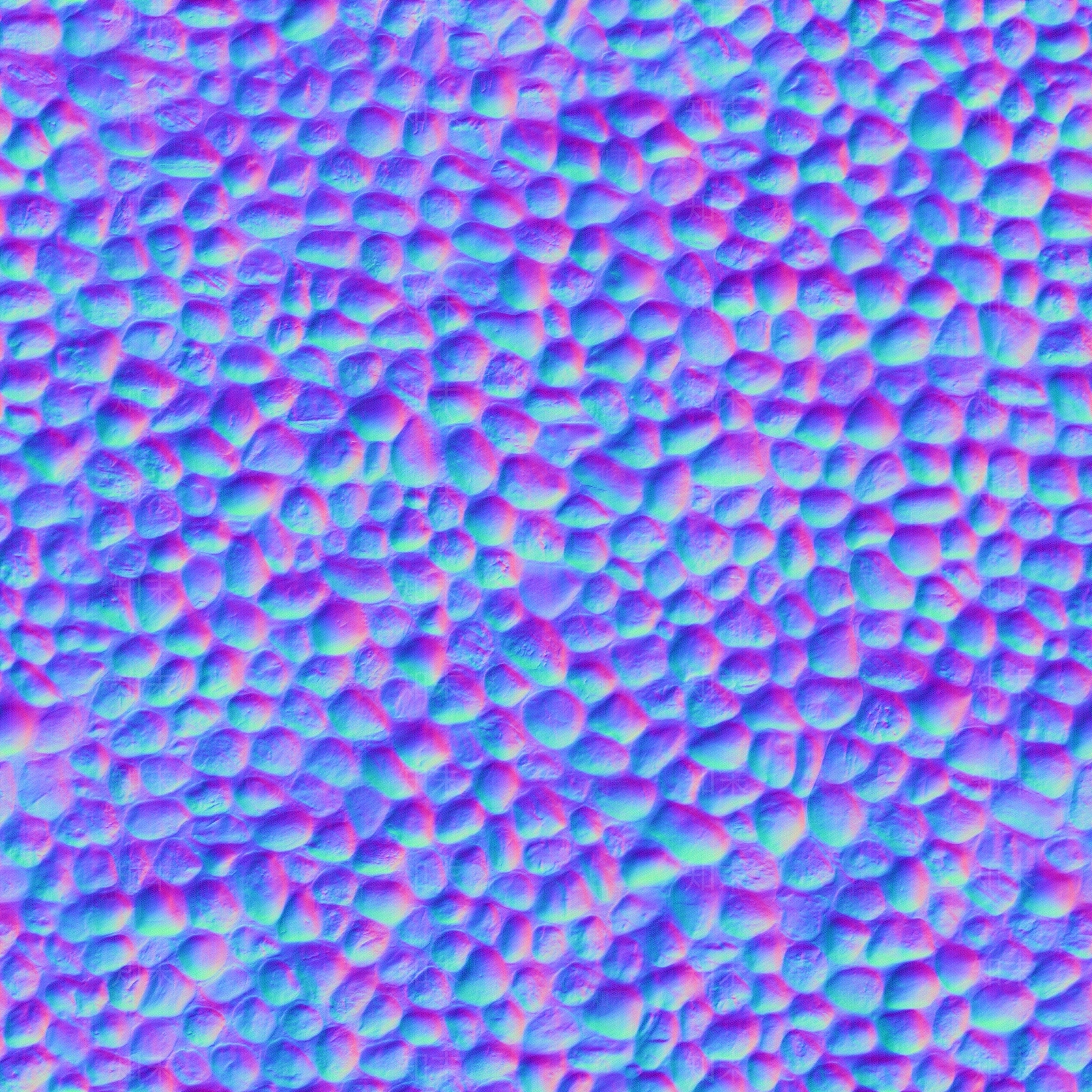 无缝锤纹玻璃法线贴图下载【ID:1159145786】