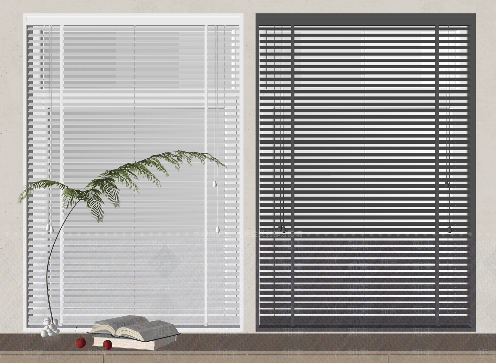 现代百叶窗SU模型下载【ID:1159145808】