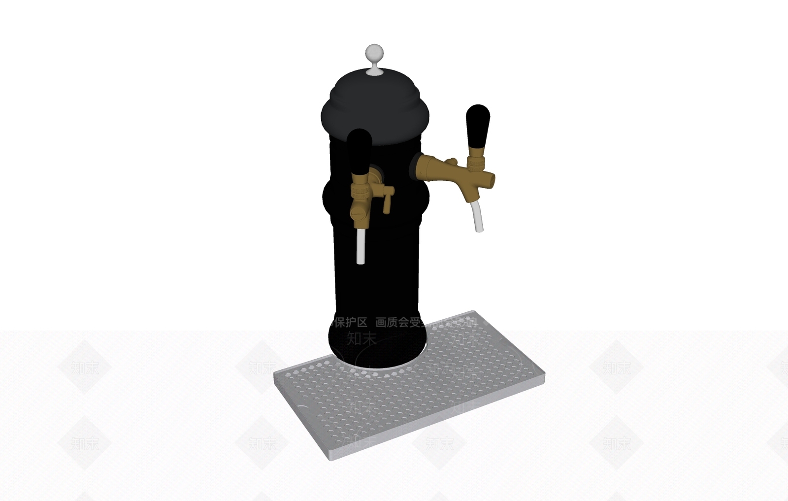 现代水龙头SU模型下载【ID:1159153601】