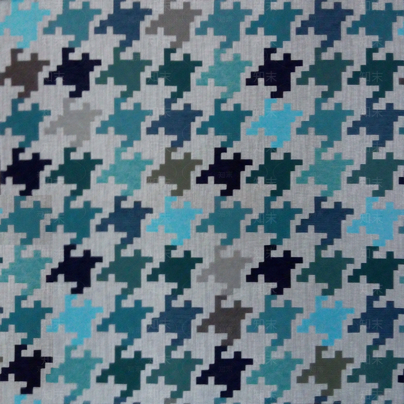 现代无缝千鸟格迷彩布纹纹理贴图下载【ID:1159165509】
