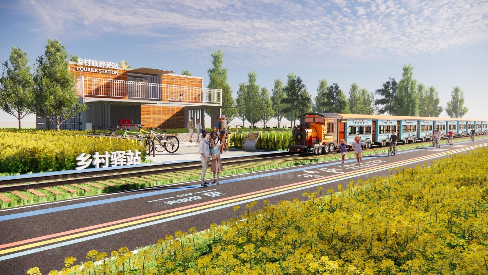 现代乡村旅游驿站SU模型下载【ID:1159167060】