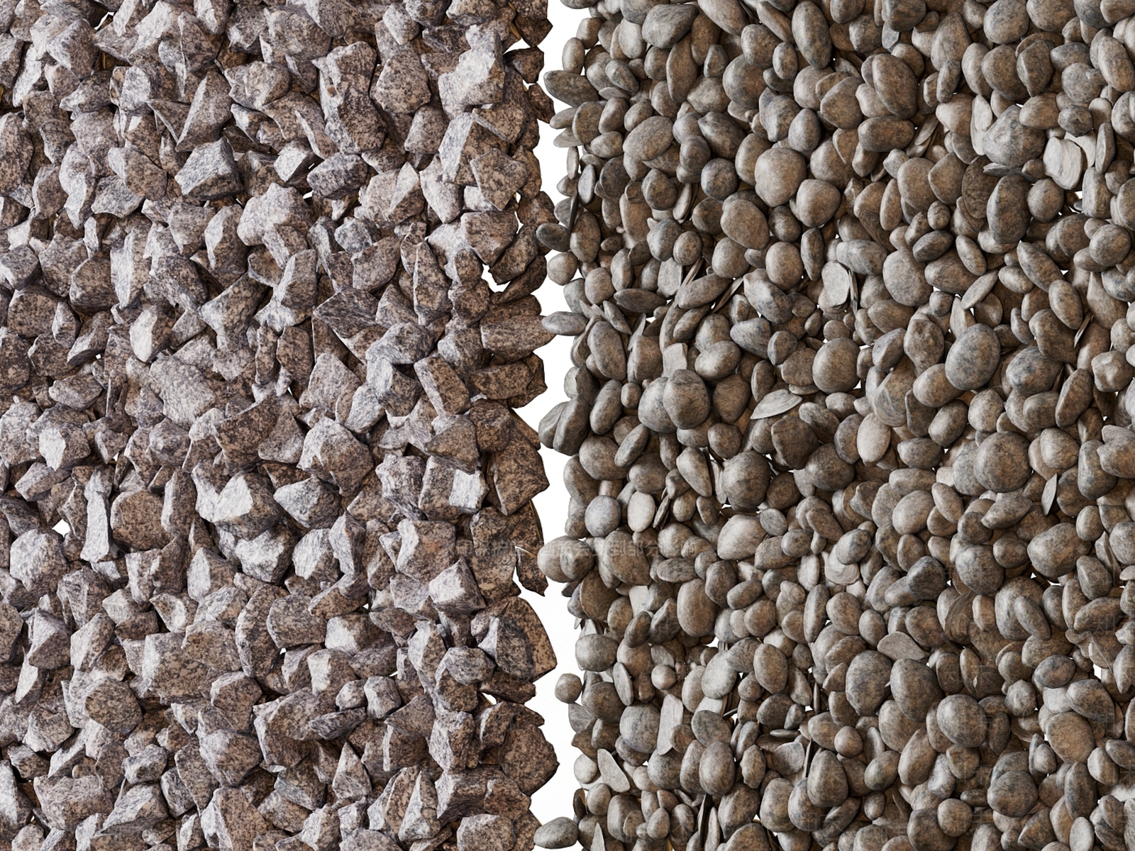 现代鹅卵石3D模型下载【ID:1159180469】