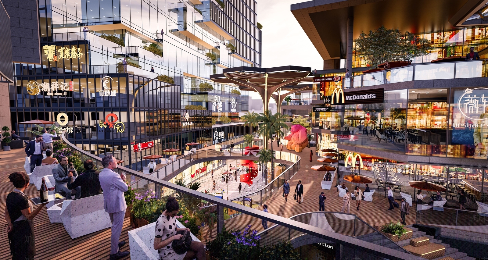 现代网红商业高层SU模型下载【ID:1159334059】