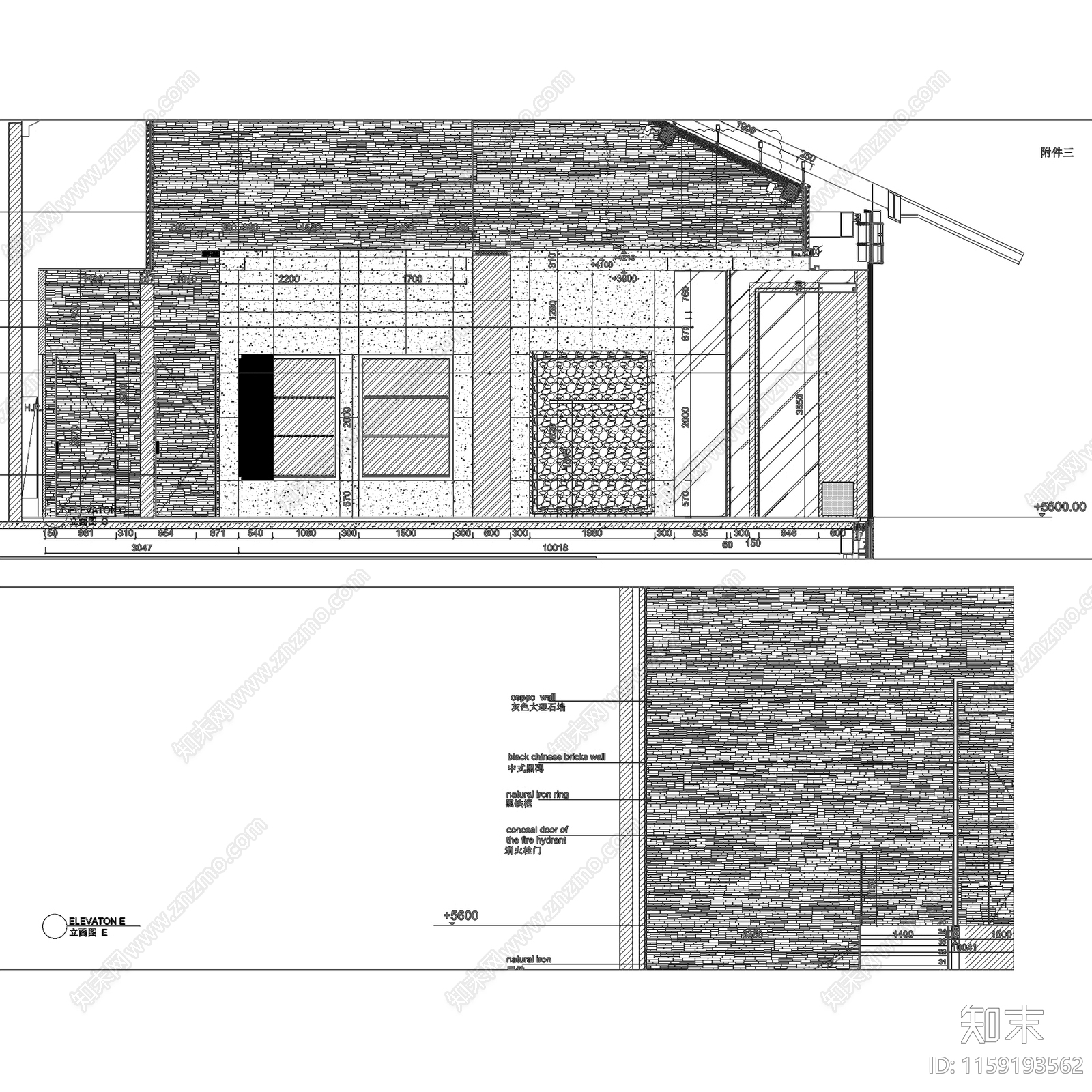 现代成都太古里纪梵希法国品牌二层服装店室内工装cad施工图下载【ID:1159193562】